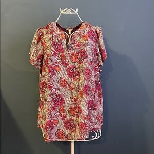 Maurices Multicolor Floral Blouse